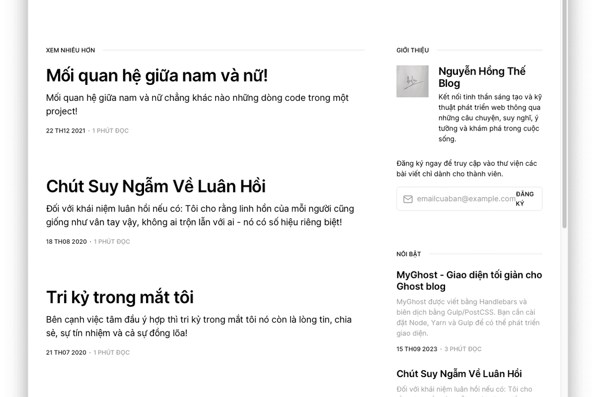 Nguyễn Hồng Thế Blog